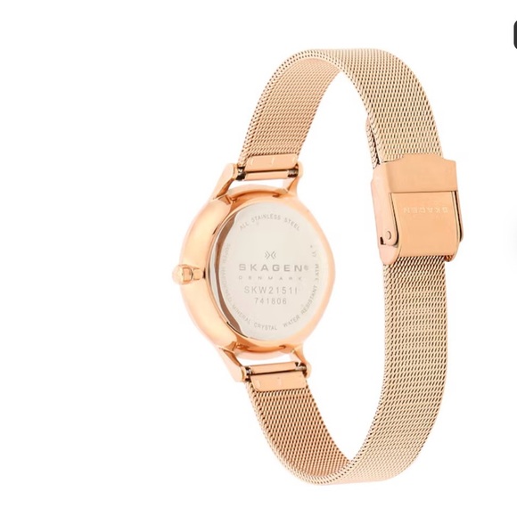 Skagen Women\'s Watch with Rose Gold Mesh Band main image 8